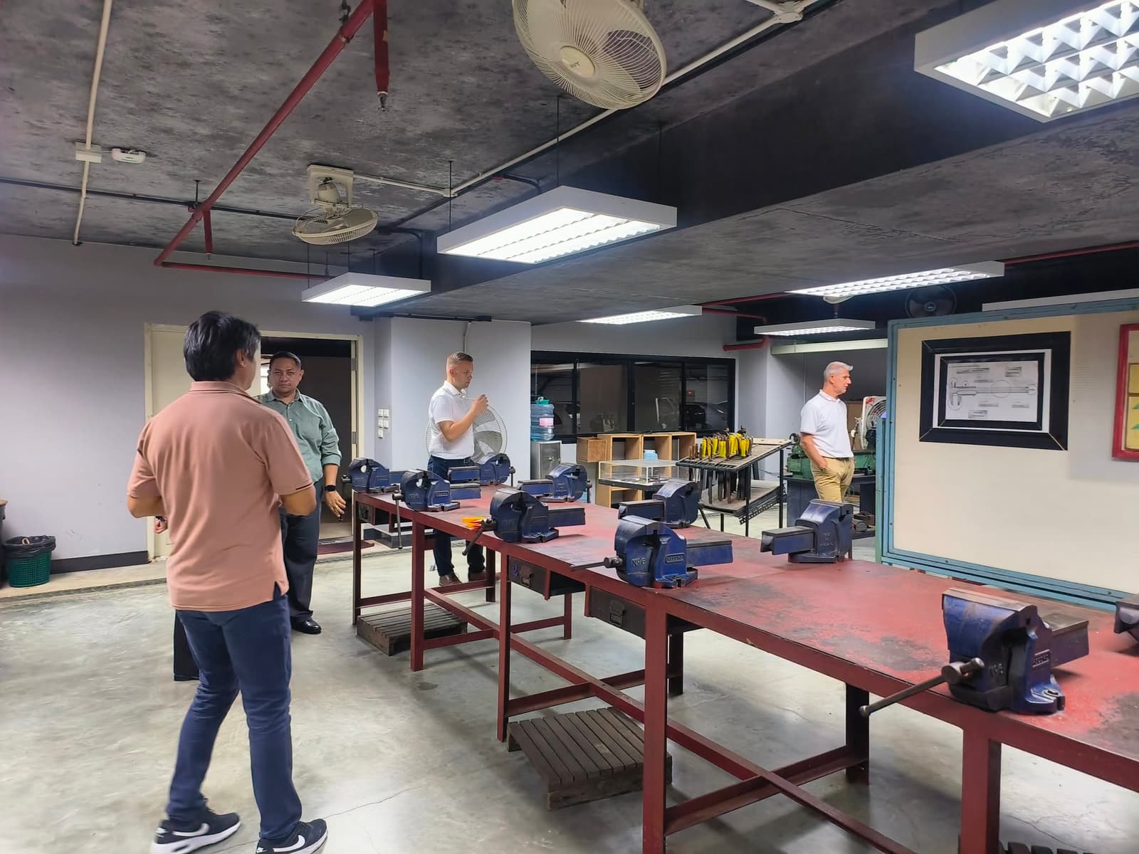 University collaboration activity photo from WeFly's 5 November 2025 post.